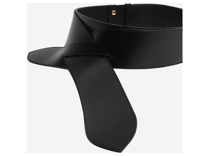 Louis Vuitton Cintura nera avvolta 60mm Nero - vista 3