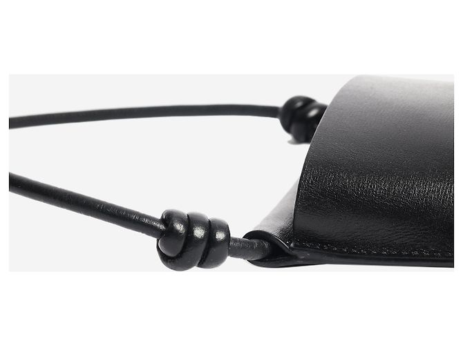 Jil Sander Custodia per telefono a tracolla Giro nera - vista 4