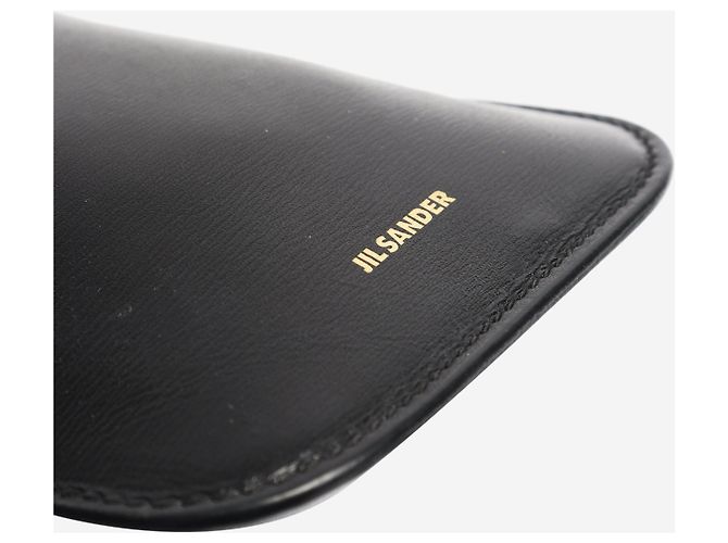 Jil Sander Custodia per telefono a tracolla Giro nera - vista 5