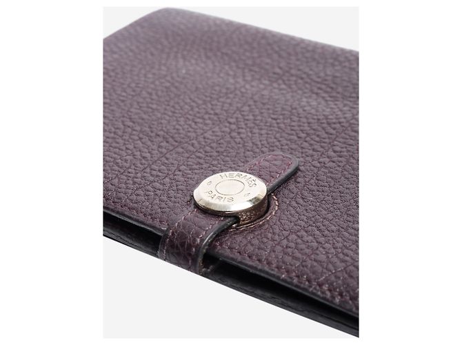 Hermès Cartera Dogon Duo morada 2006 Púrpura - vista 3