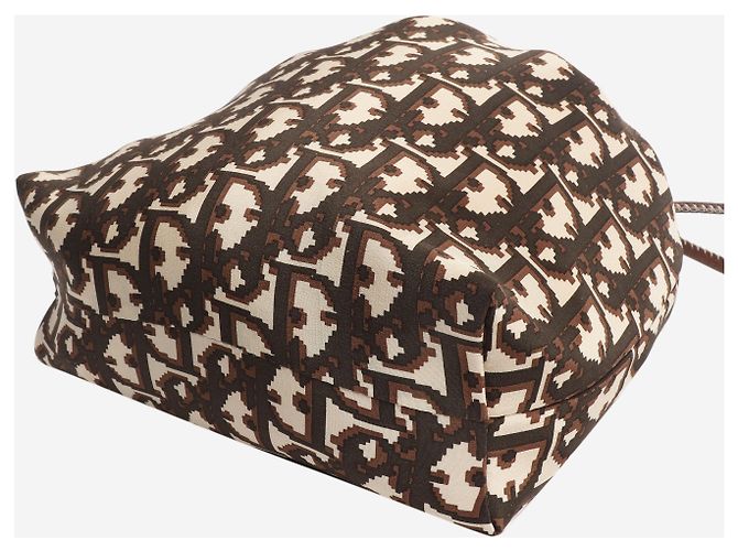 Autre Marque Dark brown logo bag - view 2