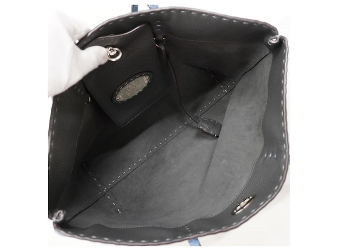 Borsa Tote in pelle Fendi Selleria - vista 4