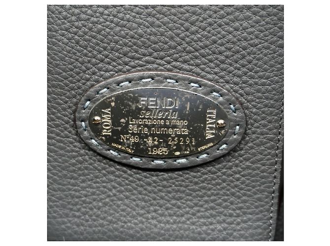 Borsa Tote in pelle Fendi Selleria - vista 5