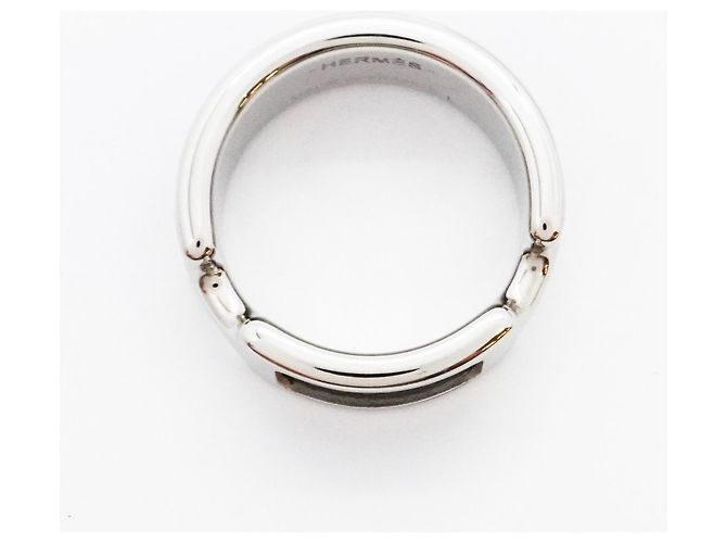 Ring Hermès Anillo Olympe Hermes Negro Plata - vista 3