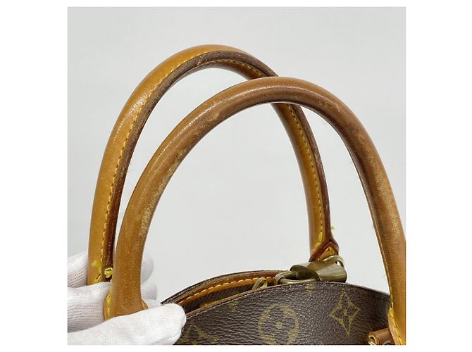 Borsa Louis Vuitton Monogram Ellipse MM Marrone - vista 10