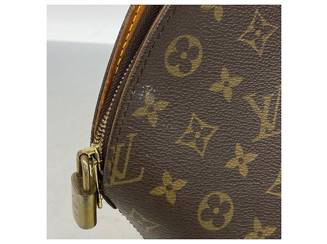 Borsa Louis Vuitton Monogram Ellipse MM Marrone - vista 7