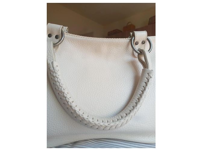 Borsa Dior in pelle bianca Bianco - vista 10