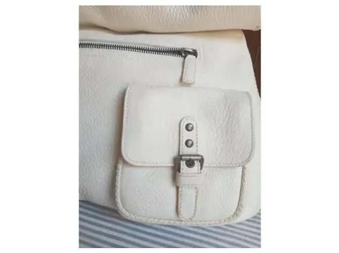 Borsa Dior in pelle bianca Bianco - vista 13