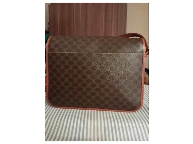 Céline Borsa a tracolla Celine in pelle marrone - vista 3