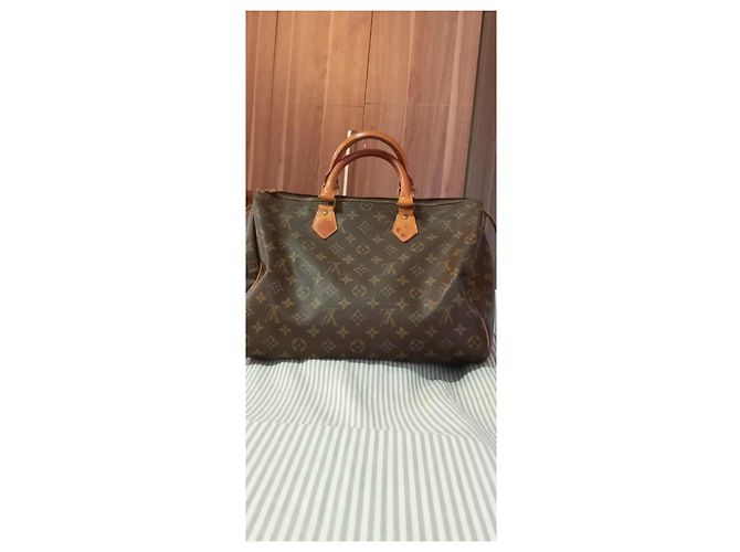Speedy 35 Monogram Louis Vuitton Tasche Braun Monogramm - Ansicht 2