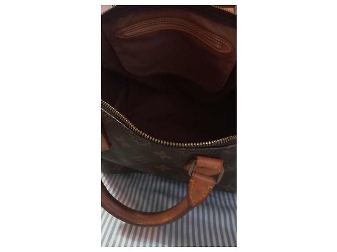 Speedy 35 Monogram Louis Vuitton Tasche Braun Monogramm - Ansicht 4