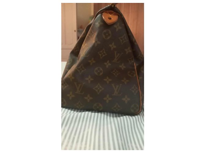 Speedy 35 Monogram Louis Vuitton Tasche Braun Monogramm - Ansicht 5