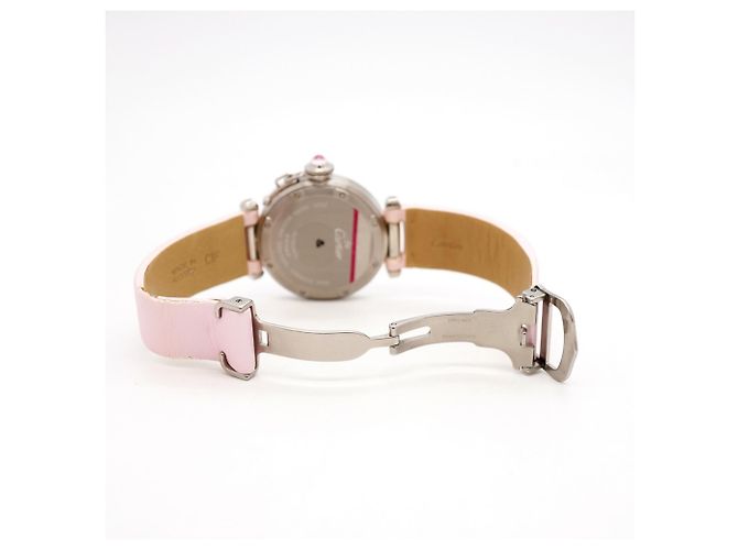 Reloj Cartier Pasha 2003 Edición Limitada Esfera Rosa - vista 4