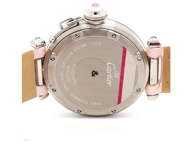 Reloj Cartier Pasha 2003 Edición Limitada Esfera Rosa - vista 5