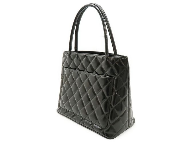 Borsa Tote Chanel Matelassé Coco Mark Reissue Nero - vista 3