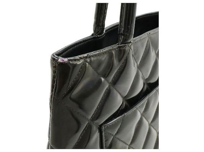 Borsa Tote Chanel Matelassé Coco Mark Reissue Nero - vista 5