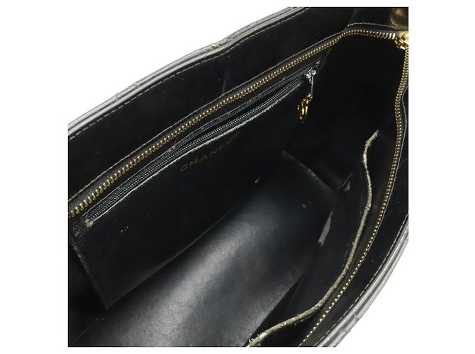 Borsa Tote Chanel Matelassé Coco Mark Reissue Nero - vista 7