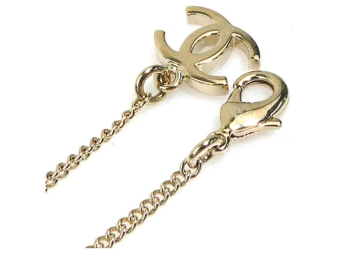 Collana Bambi Chanel Nero D'oro Verde Bianco sporco - vista 6