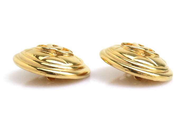 Timeless Chanel Clip-Ohrringe in Gold Golden - Ansicht 7