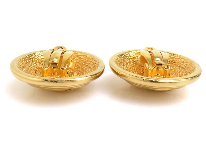 Timeless Chanel Clip-Ohrringe in Gold Golden - Ansicht 8