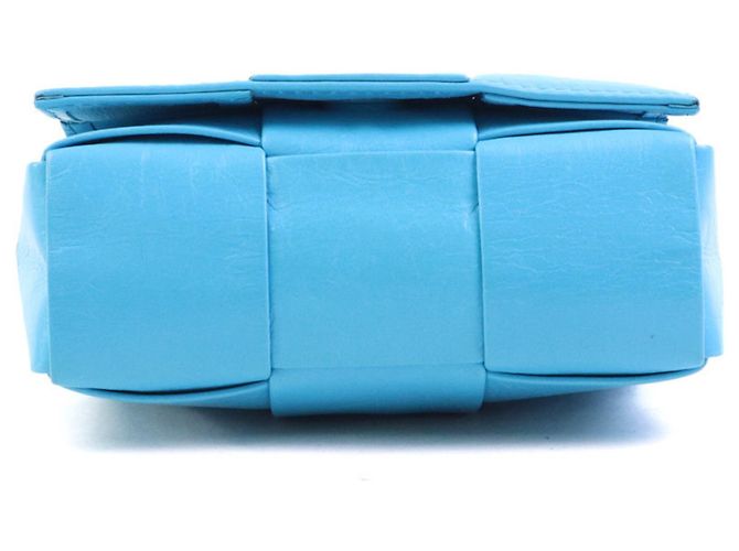 Borsa a tracolla Candy Cassette Bottega Veneta Blu - vista 4