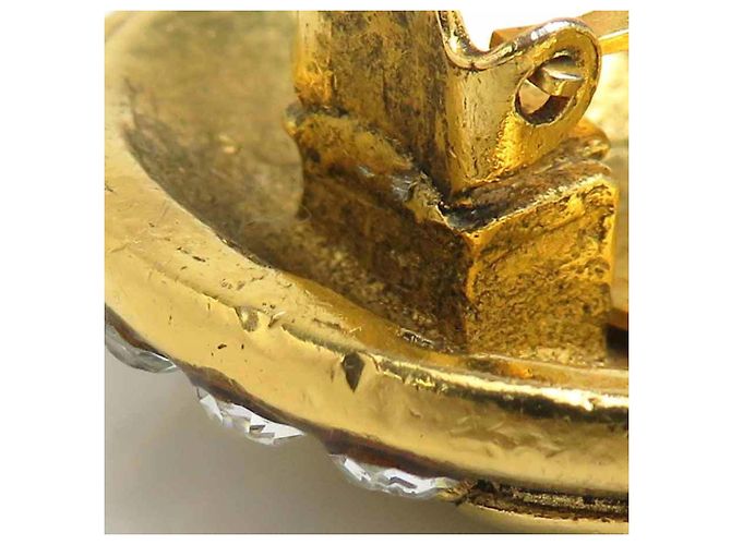 Chanel Clip-Ohrringe Gold und Silber Golden - Ansicht 10