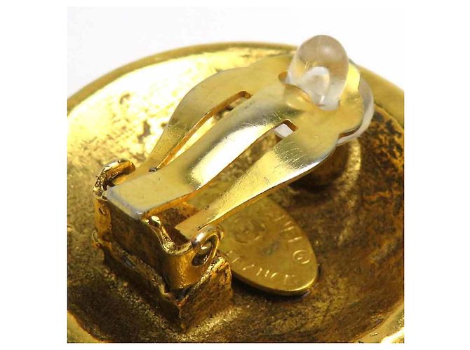 Chanel Clip-Ohrringe Gold und Silber Golden - Ansicht 9