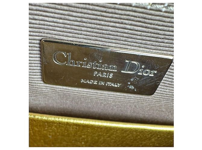 Christian Dior Cannage Lederrucksack Golden - Ansicht 12