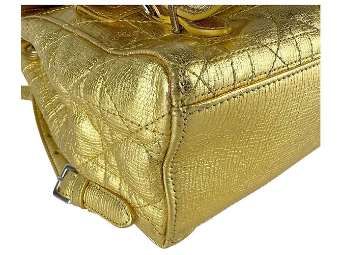 Christian Dior Cannage Lederrucksack Golden - Ansicht 8