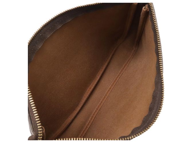Borsa Louis Vuitton Monogram Pochette Accessoires Marrone - vista 8
