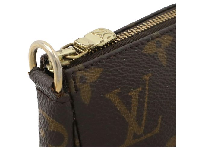 Handtasche Louis Vuitton Monogram Pochette Accessoires Braun - Ansicht 5