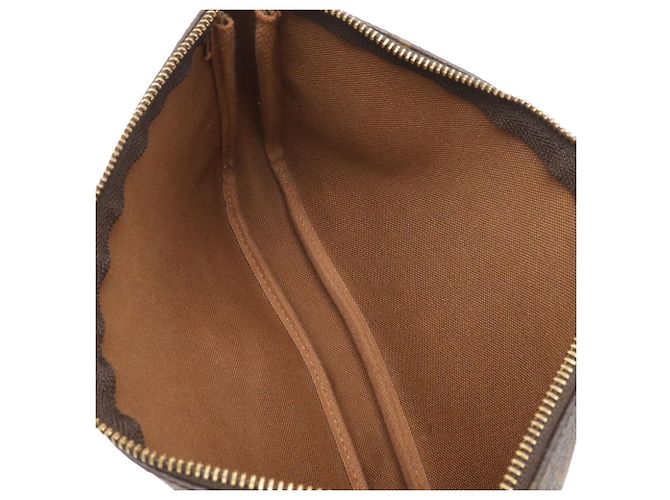 Handtasche Louis Vuitton Monogram Pochette Accessoires Braun - Ansicht 9
