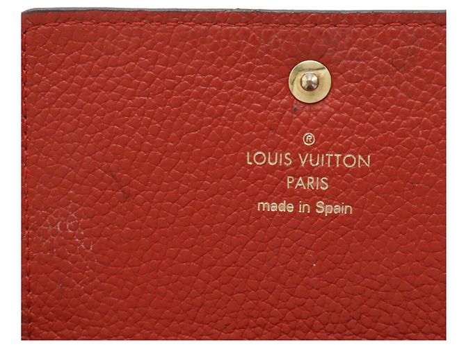 Tarjetero Louis Vuitton Monogram Empreinte Cerise Fucsia - vista 10
