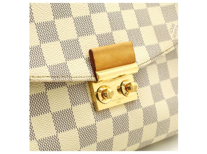 Bolsa Louis Vuitton Damier Azur Croisette Cru - vista 10