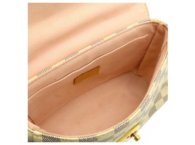 Bolsa Louis Vuitton Damier Azur Croisette Cru - vista 8