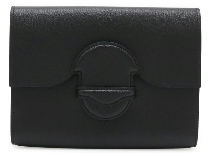 Hermès Clutch HERMES Faco 1938-19 Nero - vista 2