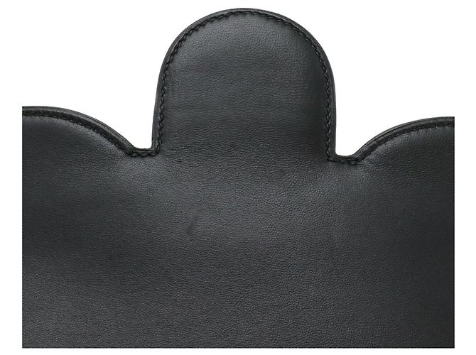 Hermès Clutch HERMES Faco 1938-19 Nero - vista 6