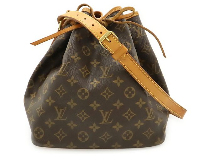 Noe Borsa a Spalla Louis Vuitton Monogram Petit Noé Marrone Monogramma - vista 2