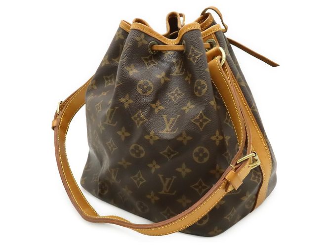 Noe Borsa a Spalla Louis Vuitton Monogram Petit Noé Marrone Monogramma - vista 3