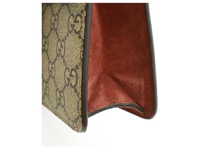 Borsa a tracolla con catena Gucci Dionysus GG Blooms Rosa Multicolore Beige - vista 9