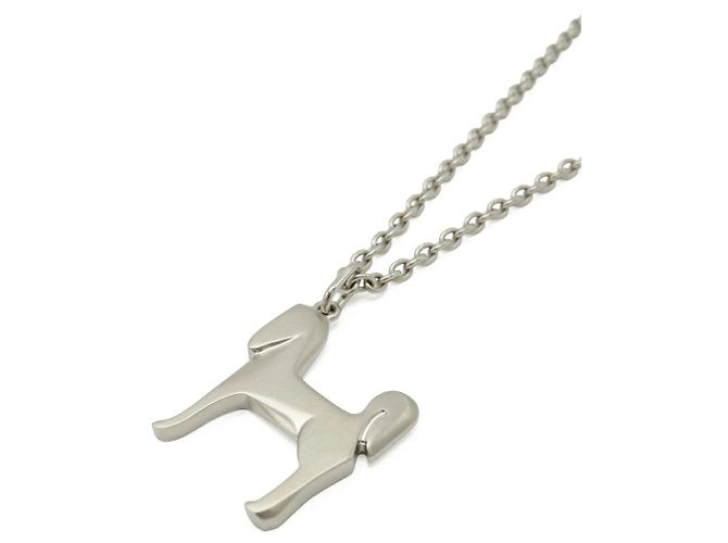 Hermès Collar con Pendiente Panache HERMES Plata - vista 4
