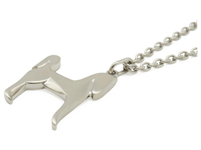 Hermès Collar con Pendiente Panache HERMES Plata - vista 5