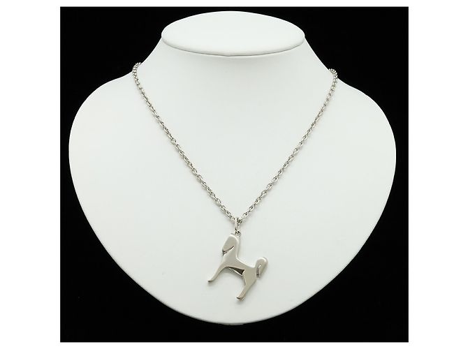 Hermès Collar con Pendiente Panache HERMES Plata - vista 7