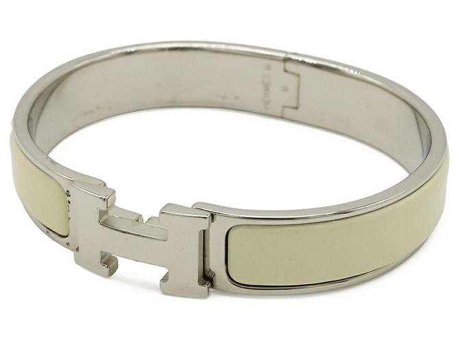 Hermès Clic H PM Armband Weiß Roh - Ansicht 2