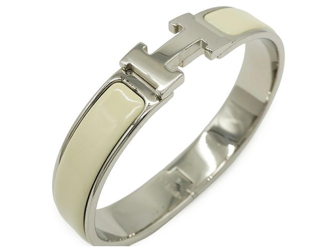 Hermès Clic H PM Armband Weiß Roh - Ansicht 4