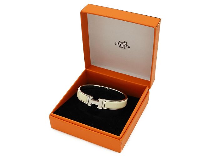 Hermès Clic H PM Armband Weiß Roh - Ansicht 7