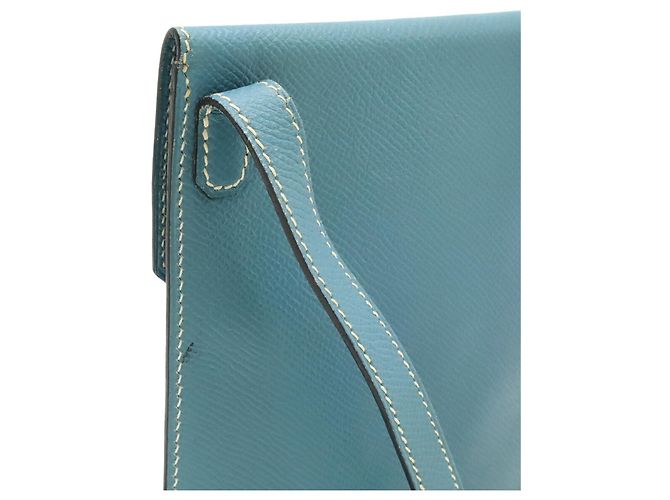 Hermès HERMES Amelie Shoulder Bag Pochette Hellblau - Ansicht 5