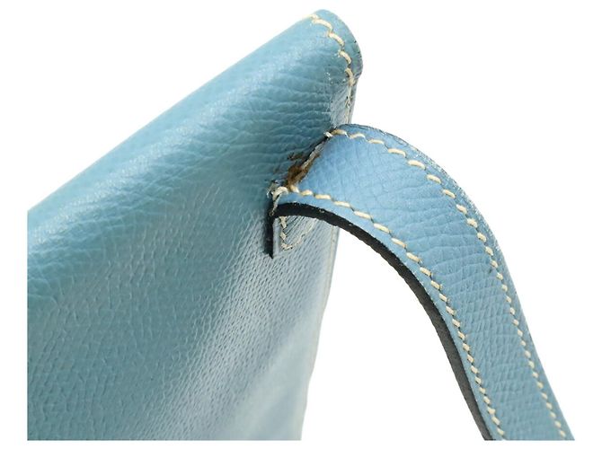 Hermès HERMES Amelie Shoulder Bag Pochette Hellblau - Ansicht 8