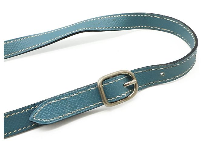 Hermès HERMES Amelie Shoulder Bag Pochette Hellblau - Ansicht 9