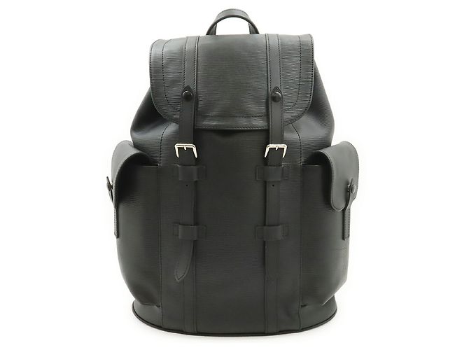 Louis Vuitton Epi Christopher PM Rucksack Schwarz - Ansicht 2
